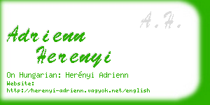 adrienn herenyi business card