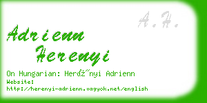 adrienn herenyi business card